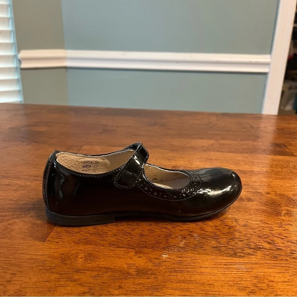 FootMates Emma Mary Jane Shiny Black Dress Shoes size 12 wide insole